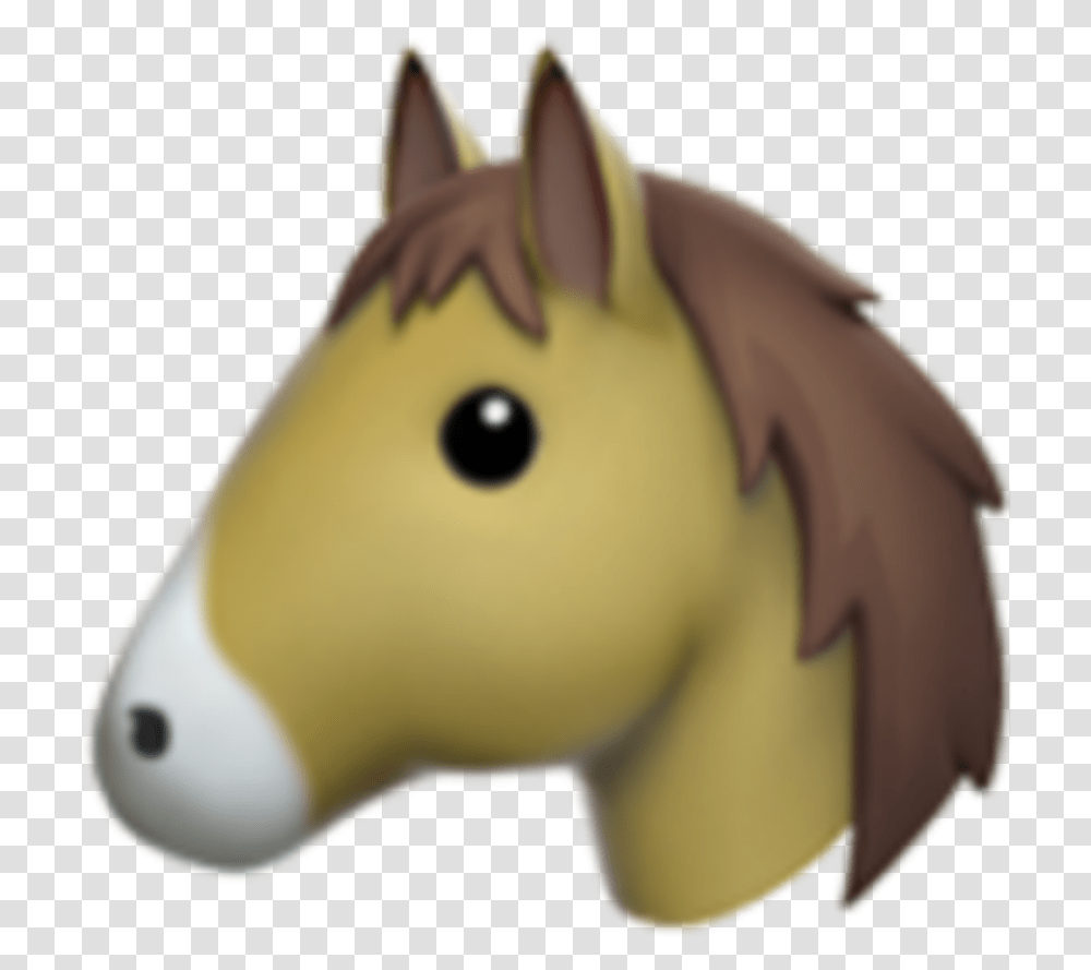 Emoji Apple Cheval Horse Horse Emoji Ios, Toy, Mammal, Animal, Figurine Transparent Png