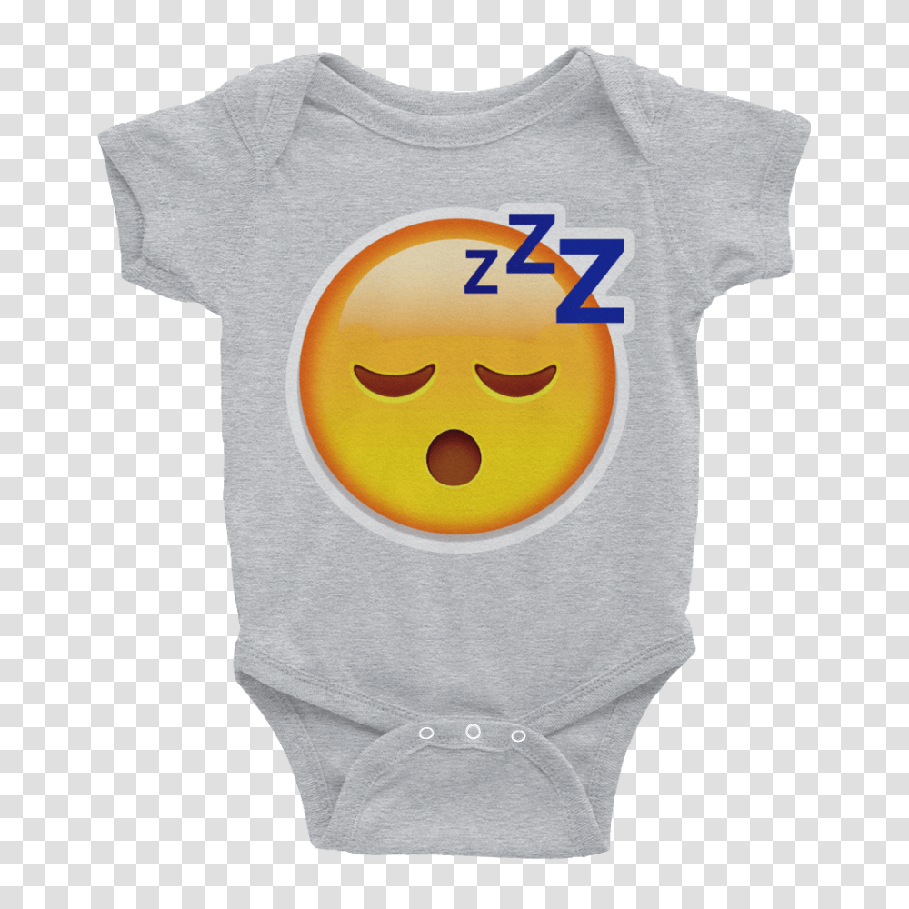 Emoji Baby Short Sleeve One Piece, T-Shirt, Apparel, Applique Transparent Png