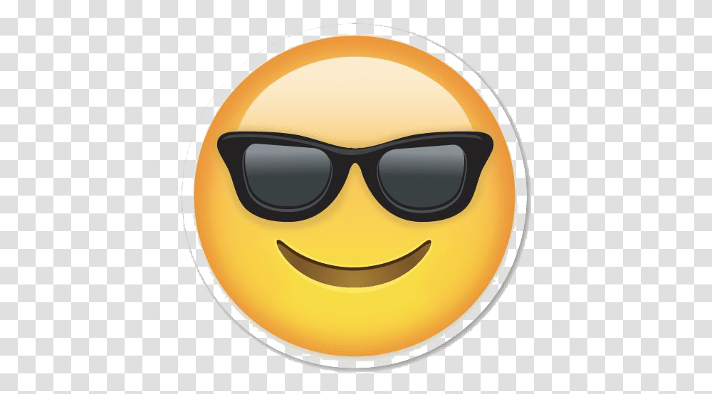 Emoji Background 8 Smiling Face With Sunglasses, Accessories, Accessory, Pac Man, Helmet Transparent Png