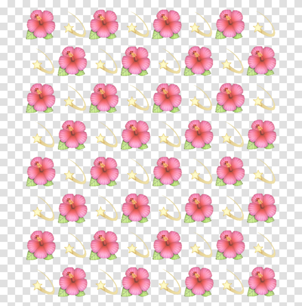 Emoji Background Emojibackground Sparkles Aesthetic Garden Roses, Plant, Hibiscus, Flower, Blossom Transparent Png