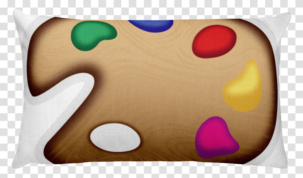 Emoji Bed Pillow Cartoon, Palette, Paint Container, Texture Transparent Png