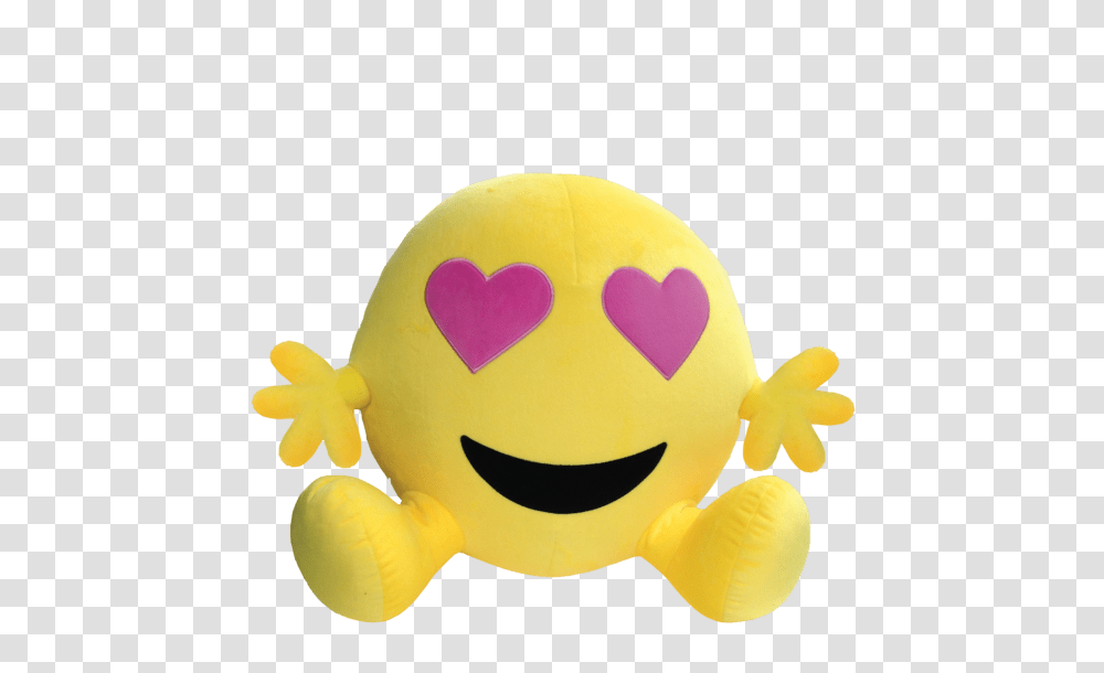 Emoji Bestie Heart Eyes Emoji Iscream, Toy, Pac Man, Animal, Inflatable Transparent Png