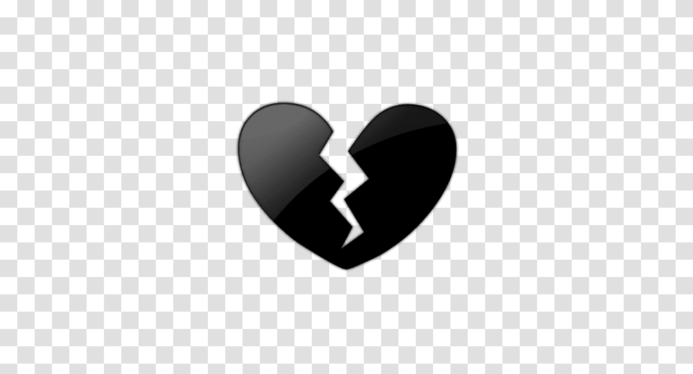 Emoji Black Heart Broken, Mouse, Hardware, Computer, Electronics Transparent Png