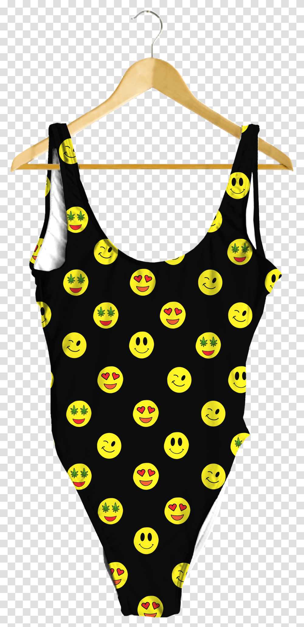Emoji Black One Piece C Bags Shopper Polka Dots Gepcktrger Fahrradtasche, Apparel, Tank Top, Blouse Transparent Png