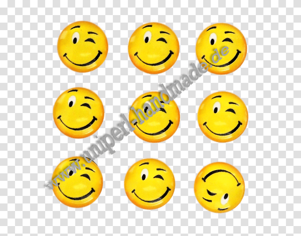 Emoji Cabochon 14 Mm Smiling Face With Winking Eye Smiley, Label, Lunch, Meal Transparent Png