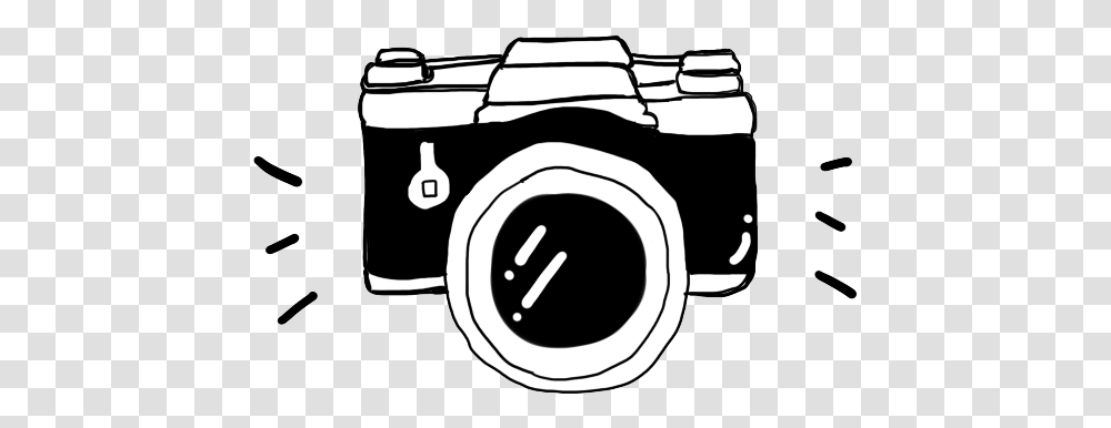 Emoji Camera Blackandwhite Freetoedit Camera Icon Black And White, Electronics, Digital Camera Transparent Png