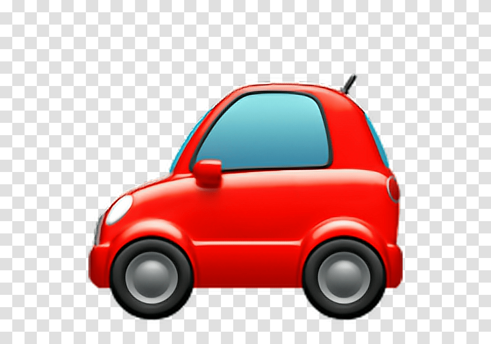 Emoji Car Auto Automobile Vechicle Bus Red Redcar Iphon, Wheel, Machine, Vehicle, Transportation Transparent Png