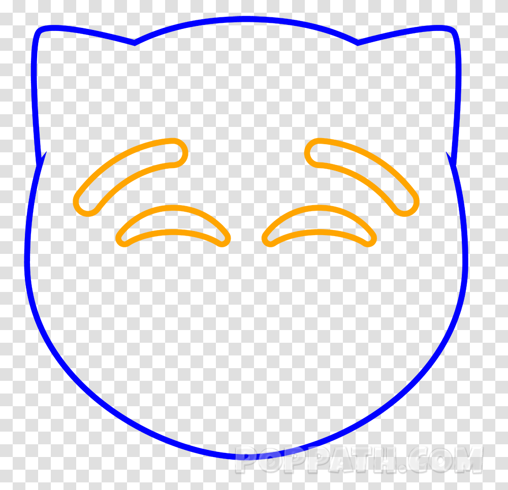 Emoji Cat Coloring Pages, Label, Pillow Transparent Png
