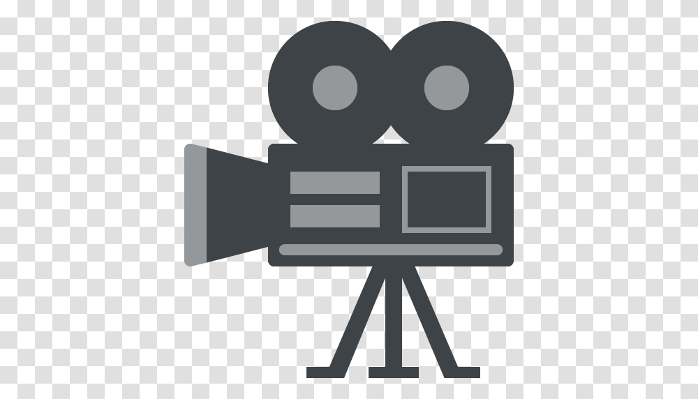 Emoji Clapperboard Movie Camera Film, Robot, Cross, Electronics Transparent Png
