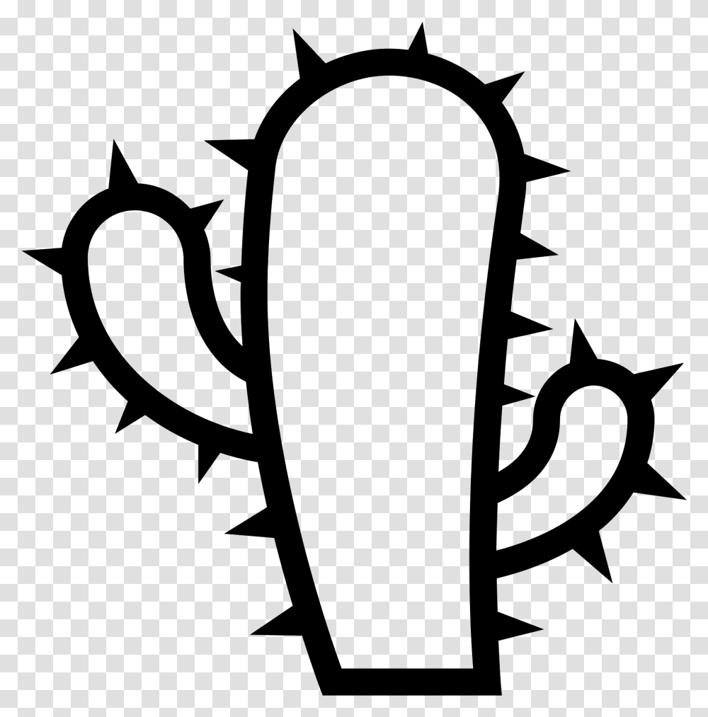 Emoji Clipart Cactus Kaktus Icon, Gray, World Of Warcraft Transparent Png