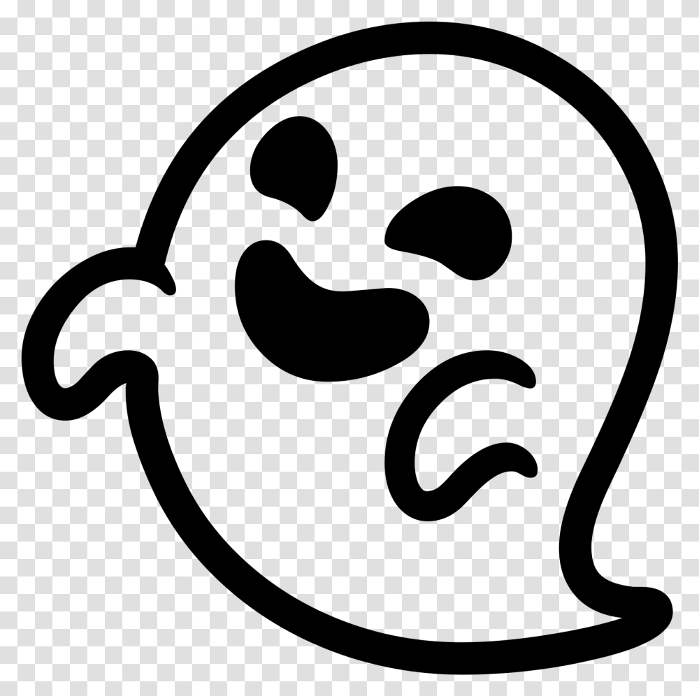 Emoji Clipart Ghost Android Ghost Emoji, Gray, World Of Warcraft Transparent Png