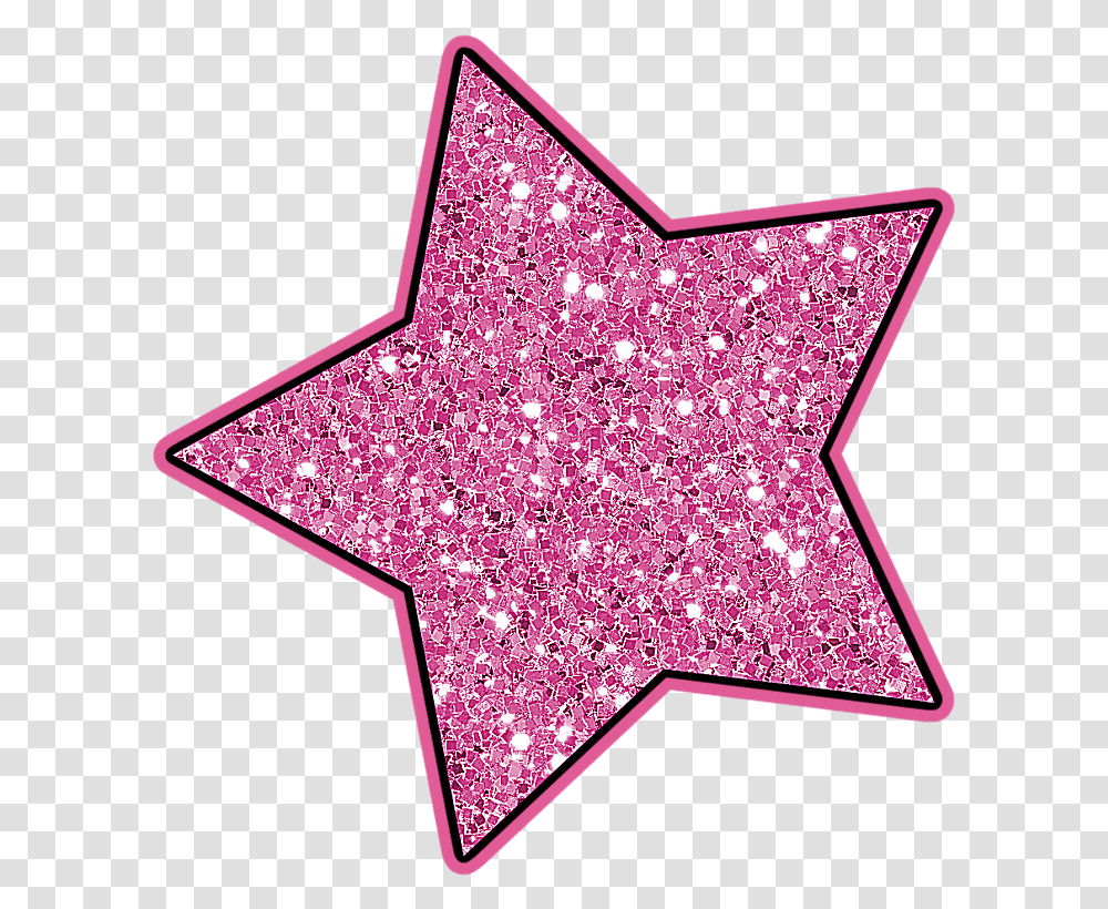 Emoji Clipart Glitter Pink Glitter Stars Clipart, Light, Lighting, Rug, Purple Transparent Png