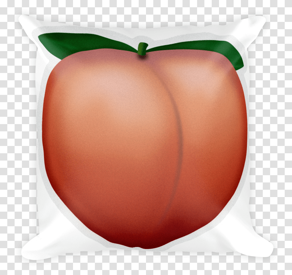 Emoji Clipart Peach Apple, Pillow, Cushion, Diaper, Plant Transparent Png