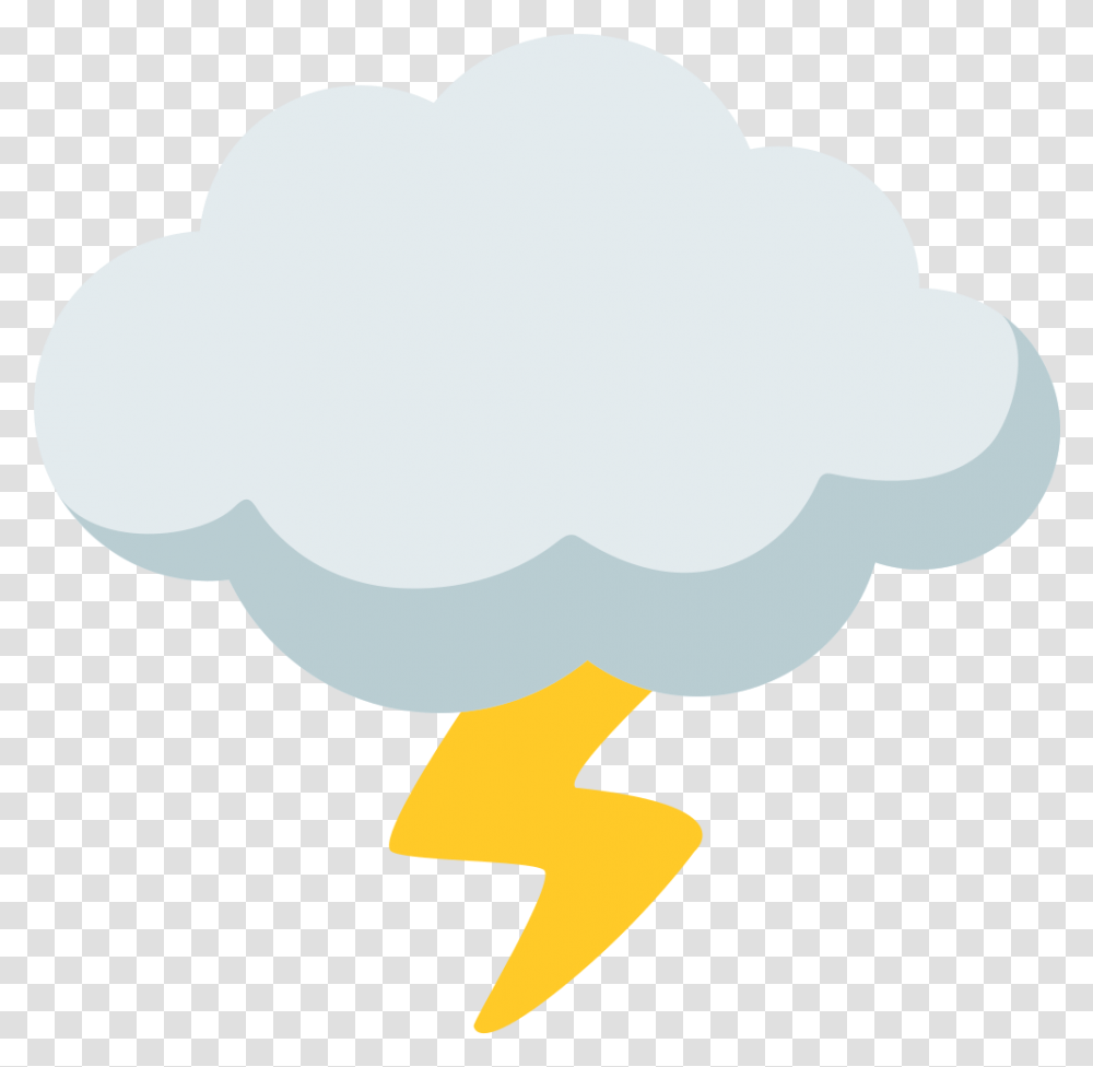 Emoji Cloud W Lightning Download, Bird, Animal, Fungus, Baseball Cap Transparent Png