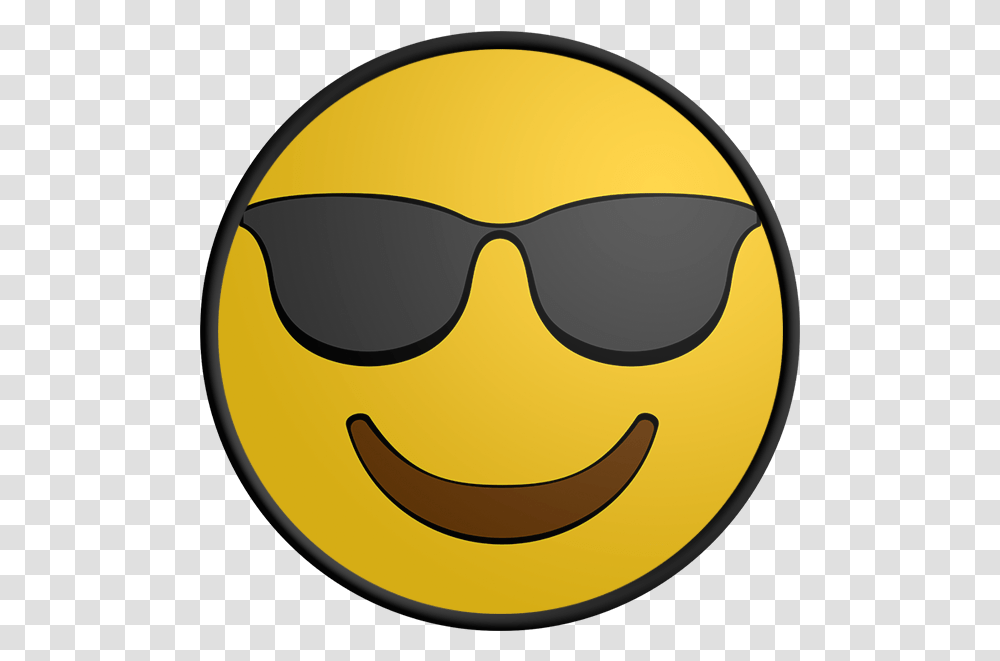 Emoji Con Lentes Download Smiley, Label, Sunglasses, Pillow Transparent Png