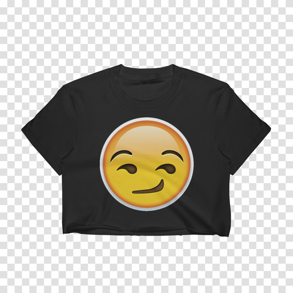 Emoji Crop Top T Shirt, T-Shirt, Apparel Transparent Png