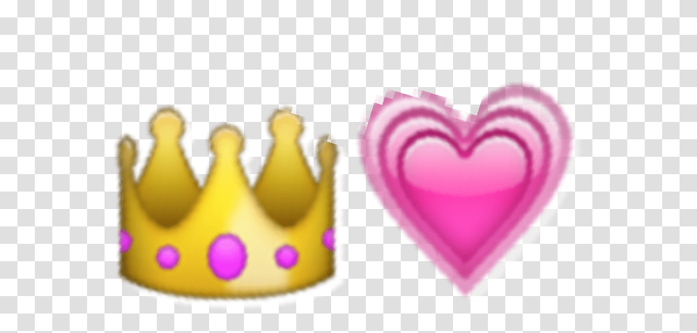 Emoji Crown Heart Pink Bumping Lion King Emoji Quiz, Apparel, Rubber Eraser Transparent Png