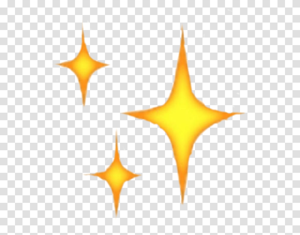 Emoji Destello, Star Symbol, Tree, Plant Transparent Png