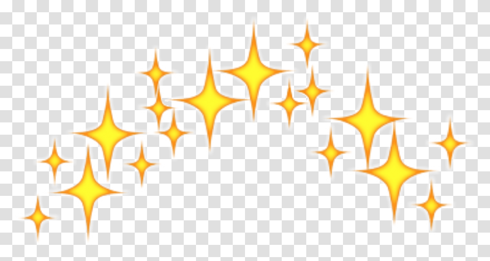 Emoji Download Sparkle Emoji Crown, Lighting, Star Symbol, People, Animal Transparent Png