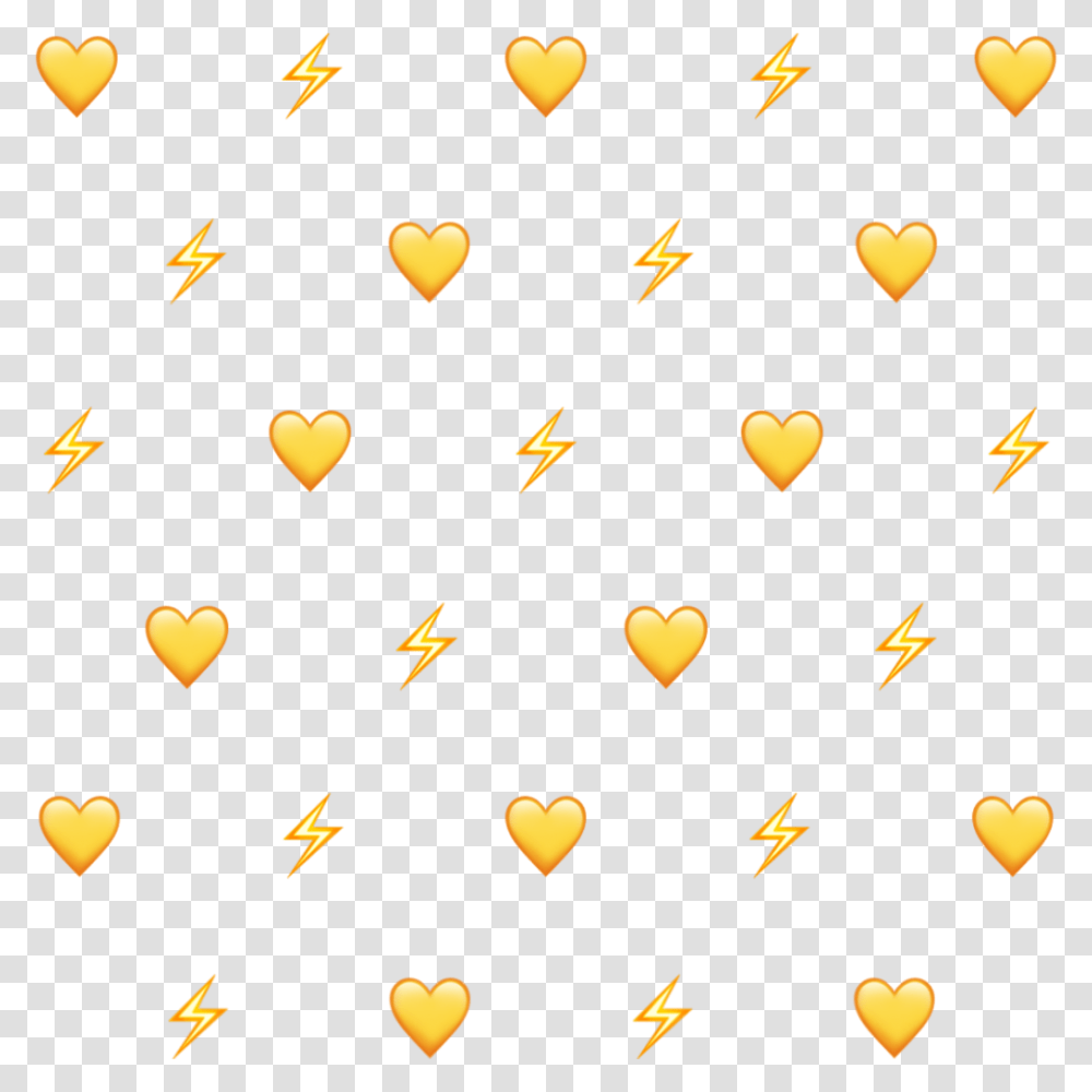 Emoji Emojibackground Hearts Yellow Emoji Yellow Hearts Clear Background Emoji Transparent Png