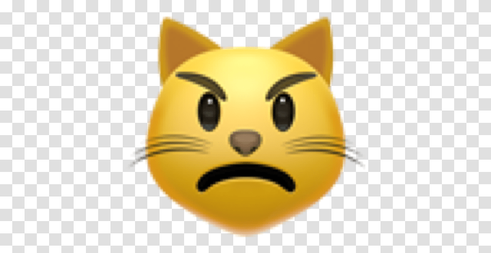 Emoji Emojicat Smiley Smail Angry Hate Cat Freetoedit Do Your Homework Reminder, Animal, Mammal, Pet, Snowman Transparent Png