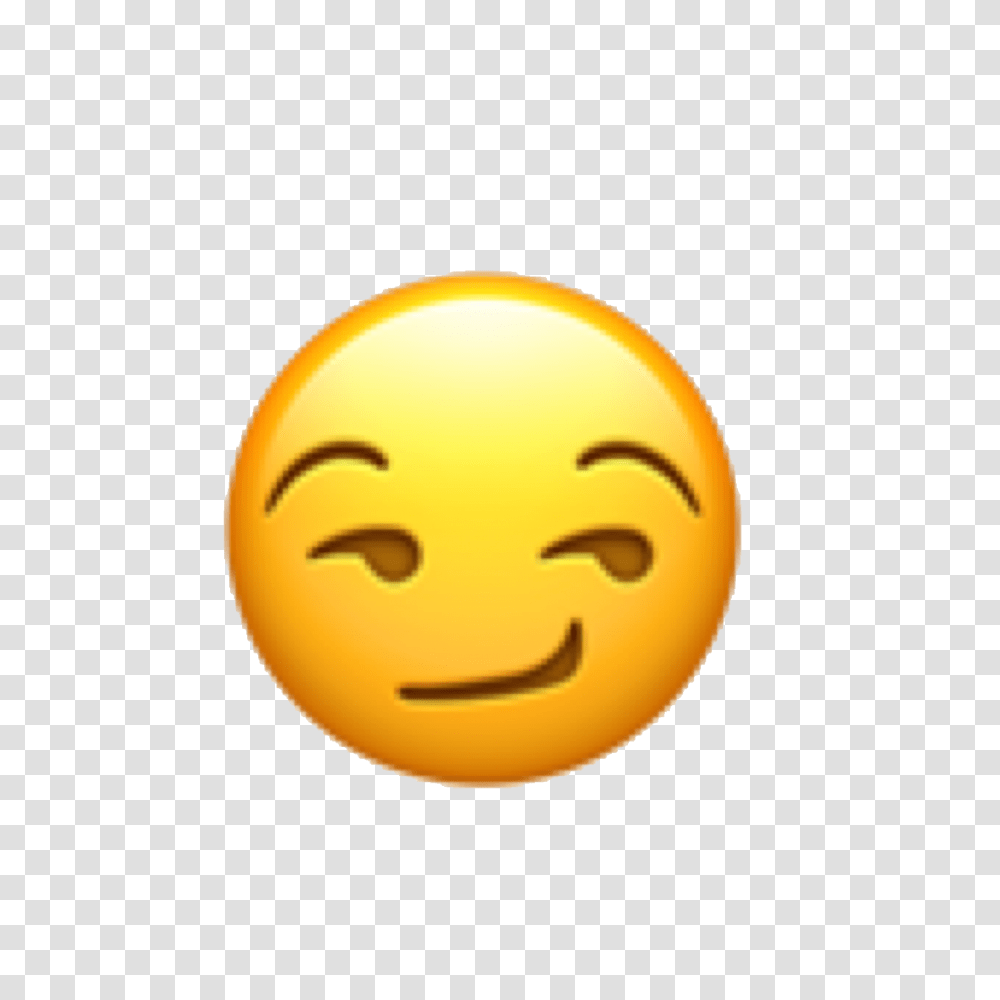 Emoji Emojicon Emote Face Emojiface Smirk Smirking Smir, Plant, Logo, Trademark Transparent Png