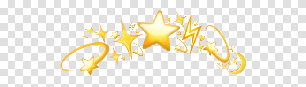 Emoji Emojicrown Stars Lightning Moon Crown Freetoedit Moon Emoji Crown Transparent Png
