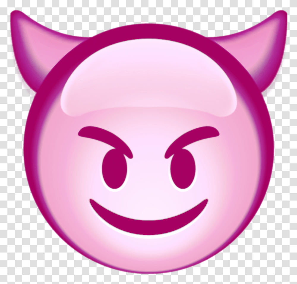 Emoji Emojiedit Pink Sticker By Goth Girl Cute Goth Emoji, Piggy Bank Transparent Png