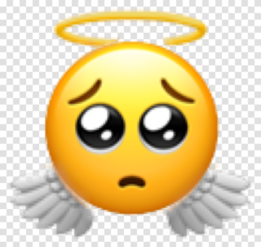 Emoji Emojiface Cute Angel Freetoedit Baby Angel Emoji Transparent Png
