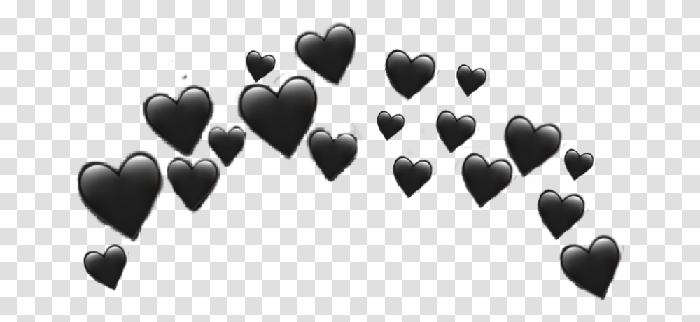 Emoji Emojis Darckness Blackhearts Blackheart Portable Network Graphics, Pillow, Cushion, Triangle Transparent Png