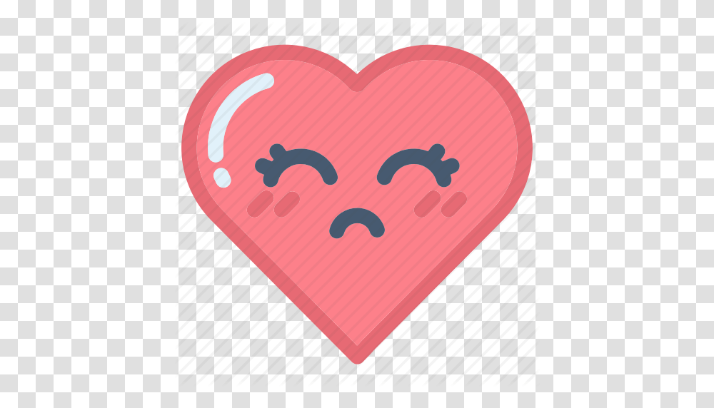 Emoji Emojis Face Heart Hearts Love Valentines Icon, Sweets, Food, Confectionery, Rug Transparent Png