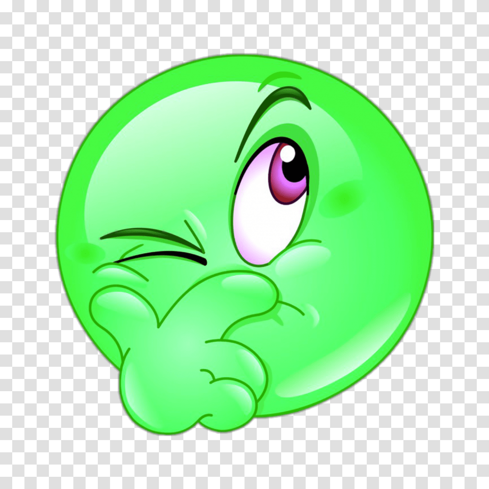 Emoji Emojis Green Slime Happy Thinking, Sphere, Droplet Transparent Png