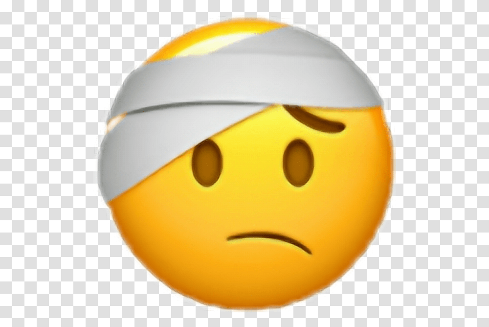 Emoji Emojis Iosemojis Iosemoji Iphone Iphoneemoji Bandage Emoji, Helmet, Apparel, Egg Transparent Png