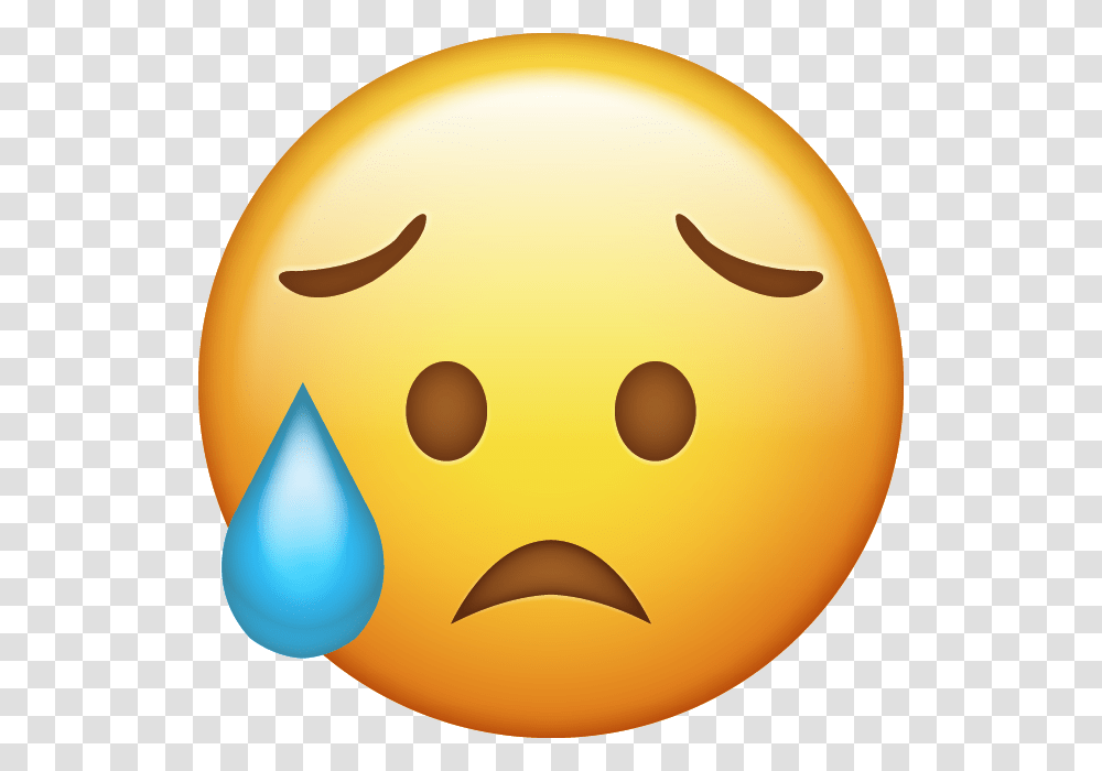 Emoji Emojis Upset Crying Cry Sad Sadness Freetoedit, Food, Balloon, Egg, Lamp Transparent Png