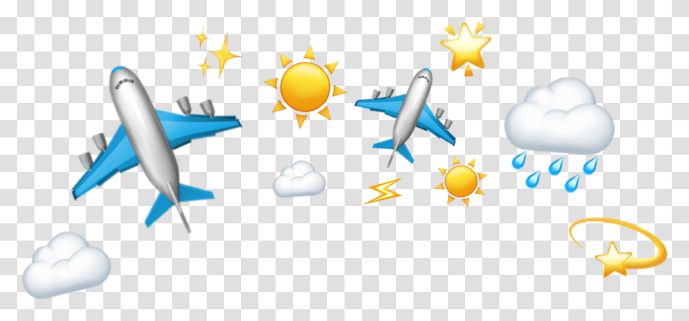 Emoji Emojistickers Emojicrown Stickers Crown, Aircraft, Vehicle, Transportation, Airplane Transparent Png