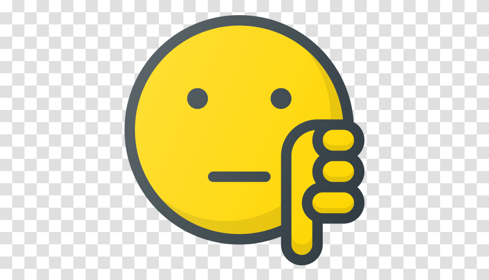 Emoji Emote Emoticon Emoticons Icon Dislike Emoji Black And White, Giant Panda, Mammal, Animal, Hand Transparent Png