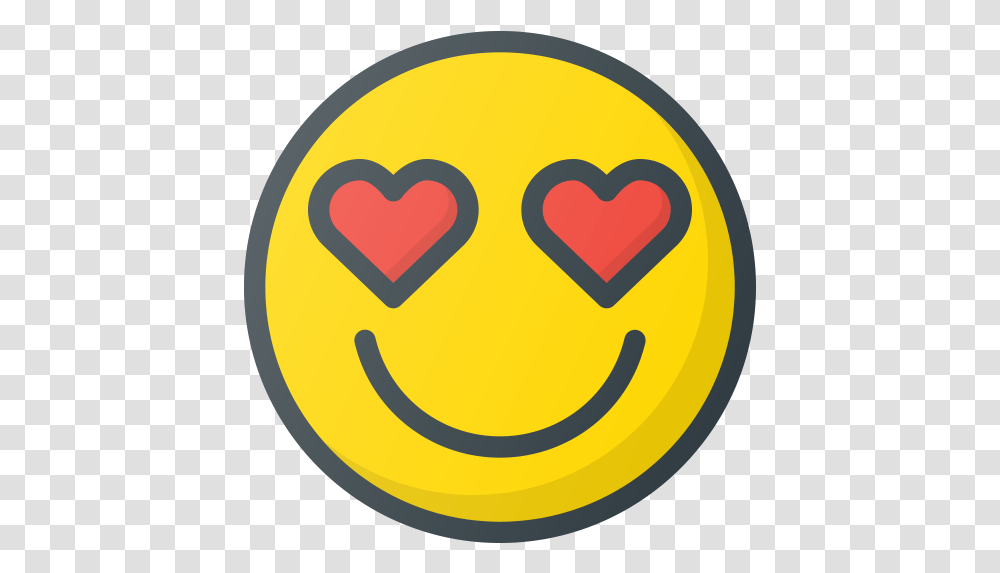 Emoji Emote Emoticon Emoticons In Love Icon Emote Love, Heart, Symbol, Rubber Eraser, Pac Man Transparent Png