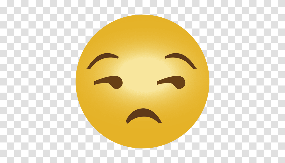 Emoji Emoticon Angry, Tennis Ball, Head, Food, Plant Transparent Png