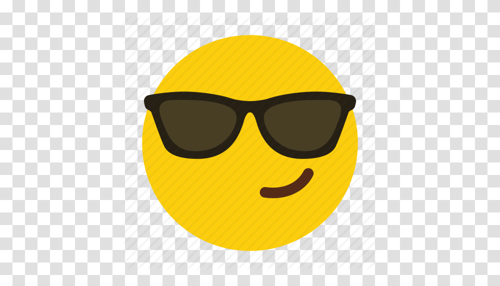 Emoji Emoticon Emoticons Emotion Expression Glasses Icon, Sunglasses, Pillow, Cushion, Label Transparent Png