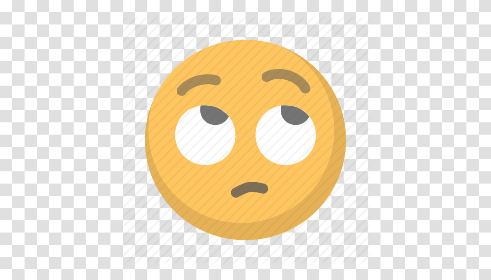 Emoji Emoticon Eyes Face Roll Rolling Icon, Tape, Sphere, Treasure, Rattle Transparent Png