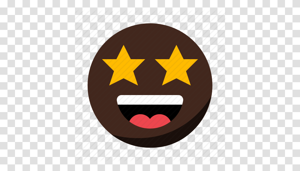 Emoji Emoticon Face Famous Star Success Icon, Star Symbol Transparent Png