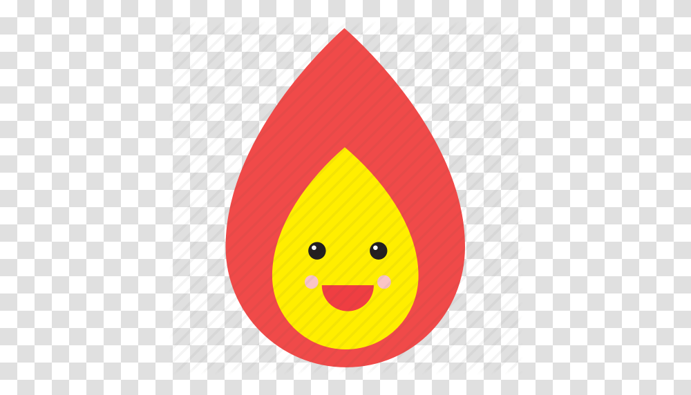 Emoji Emoticon Face Fire Flame Smiley Weather Icon, Label, Outdoors, Food Transparent Png