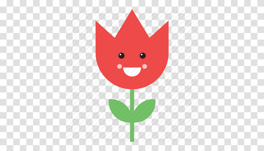 Emoji Emoticon Face Flower Nature Rose Smiley Icon, Plant, Blossom, Tulip, Petal Transparent Png