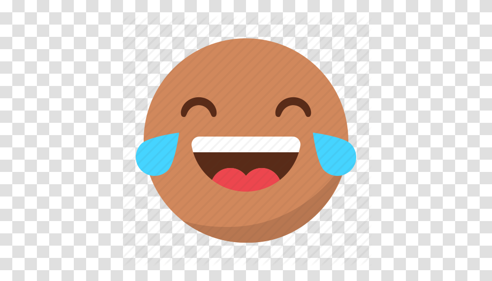 Emoji Emoticon Face Happy Laugh Smile Tear Icon, Sweets, Food, Tape Transparent Png