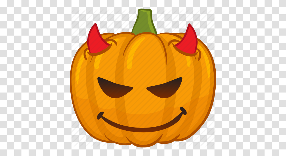 Emoji Emoticon Face Jackolantern Pumpkin Smiley Icon, Vegetable, Plant, Food, Halloween Transparent Png