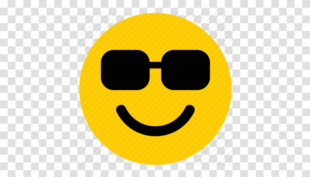 Emoji Emoticon Face Sunglasses Icon, Label, Car Transparent Png