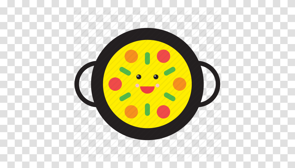 Emoji Emoticon Food Happy Paella Rice Smiley Icon, Frying Pan, Wok, Vehicle, Transportation Transparent Png