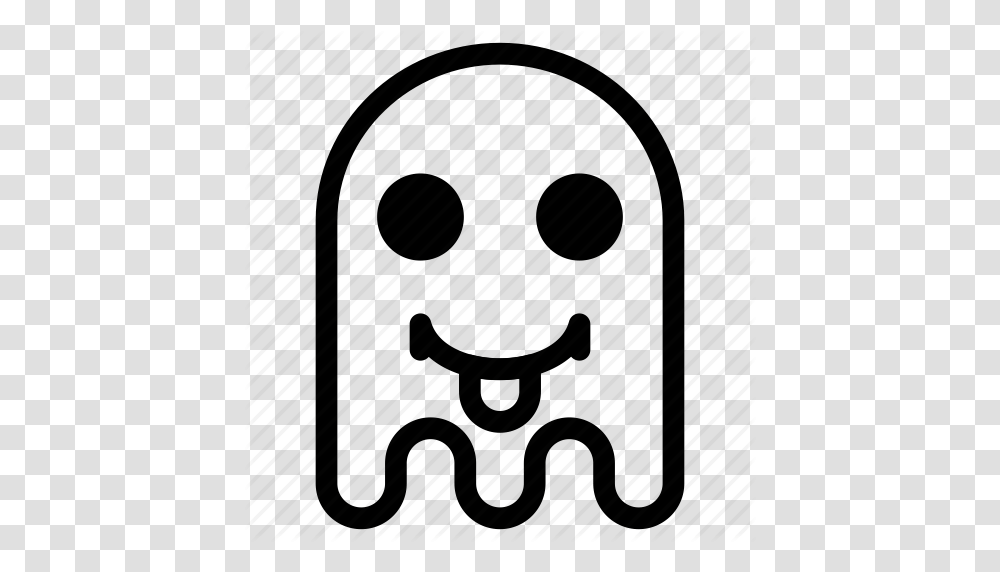Emoji Emoticon Ghost Tongue Icon, Piano, Leisure Activities, Musical Instrument, Toy Transparent Png