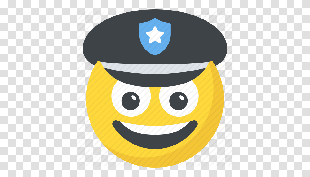 Emoji Emoticon Grinning Laughing Police Officer Icon, Pirate, Label Transparent Png