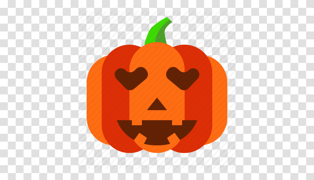 Emoji Emoticon Halloween Lantern Lovely Pumpkin Spooky Icon, Plant, Vegetable, Food, Pepper Transparent Png